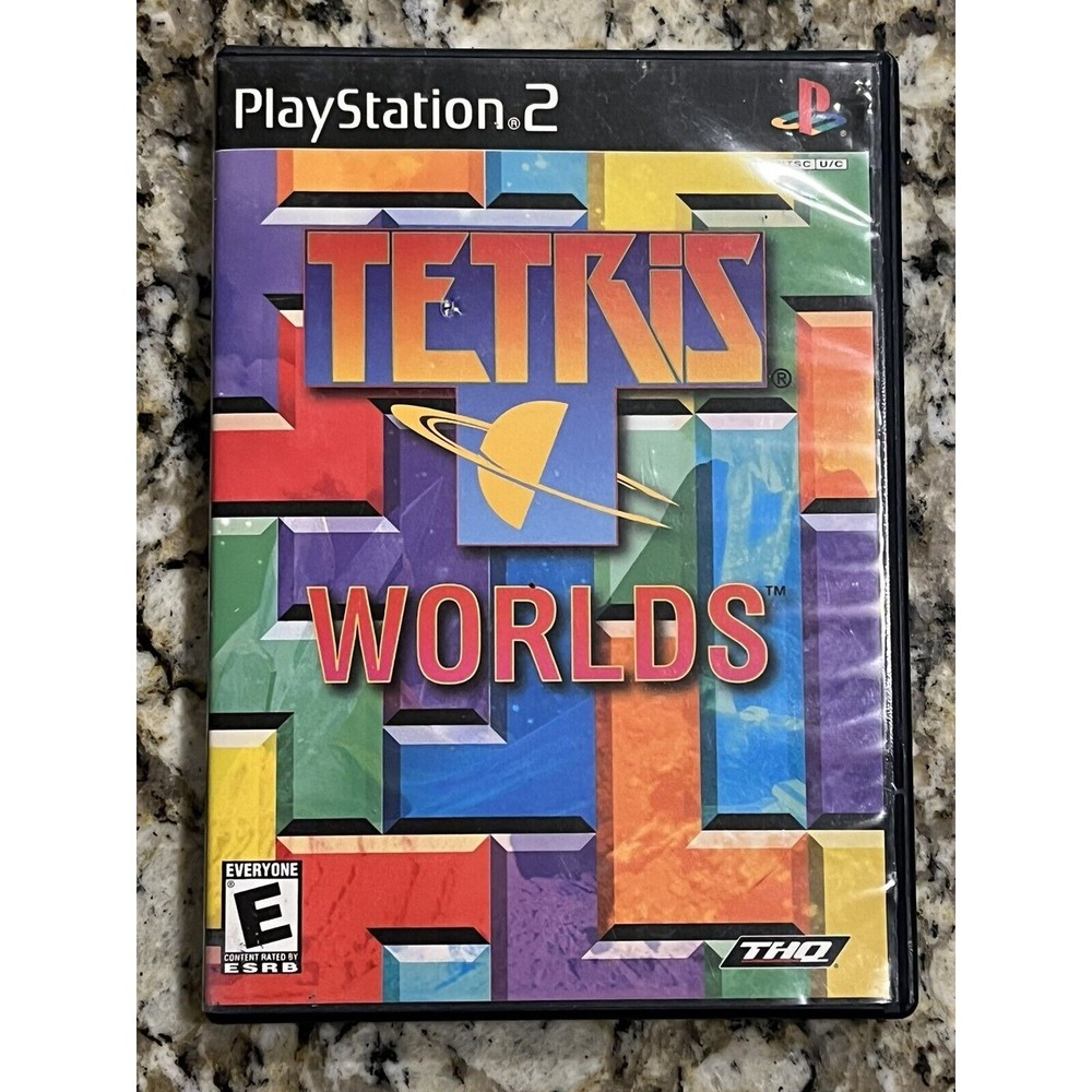 Tetris Worlds PS2 Sony PlayStation 2 2002 Complete W/ Manual Tested